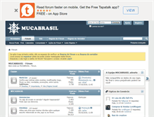 Tablet Screenshot of forum.mucabrasil.com.br